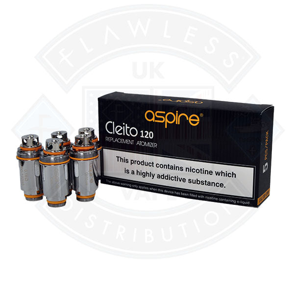 Aspire Cleito 120 Replacement Atomizer TPD Compliant - PACK OF 5