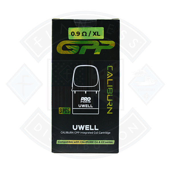 Uwell CALIBURN GPP Integrated Coil Cartridge Pods Side Refill/ 3 Pack Flawless UK Vape Distribution Ltd Uwell CALIBURN GPP Integrated Coil Cartridge Pods Side Refill/ 3 Pack Flawless UK Vape Distribution Ltd