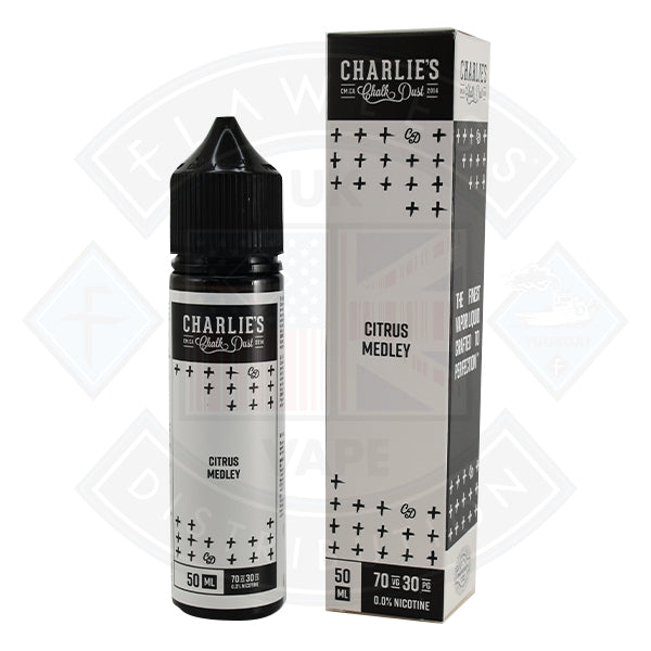Charlie's Chalkdust White Label - Citrus Medley (Wonder Worm) 50ml 0mg shortfill e-liquid
