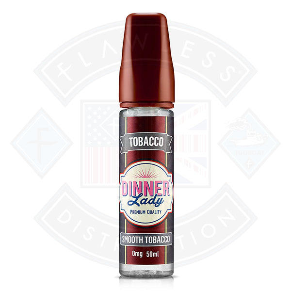 Dinner Lady Tobacco - Smooth Tobacco 0mg 50ml Shortfill