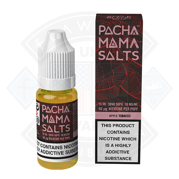 Pacha Mama Salts Apple Tobacco 10ml E Liquid