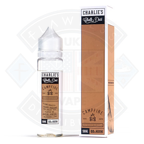 Charlie's Chalkdust Campfire 50ml 0mg shortfill e-liquid