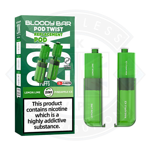 Bloody Bar Pod Twist 20K Prefilled Pods + Refill Containers