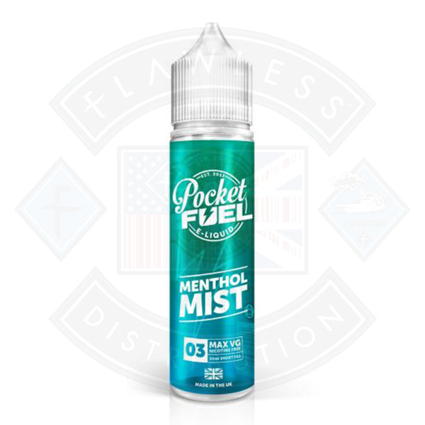 Pocket Fuel Menthol Mist 03 0mg 50ml Shortfill