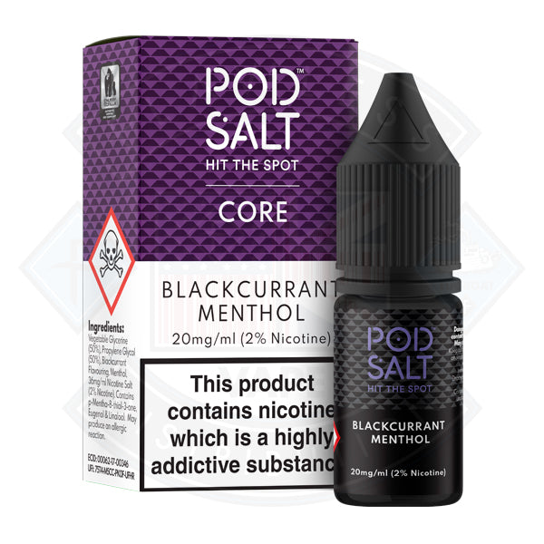 Pod Salt Blackcurrant Menthol 10ml E-Liquid