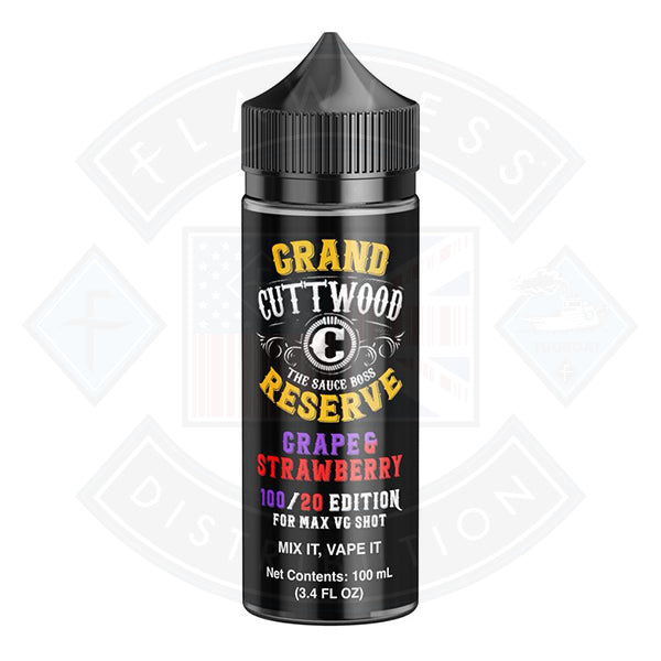 Cuttwood Grand Reserve - Grape & Strawberry 0mg 100ml Shortfill