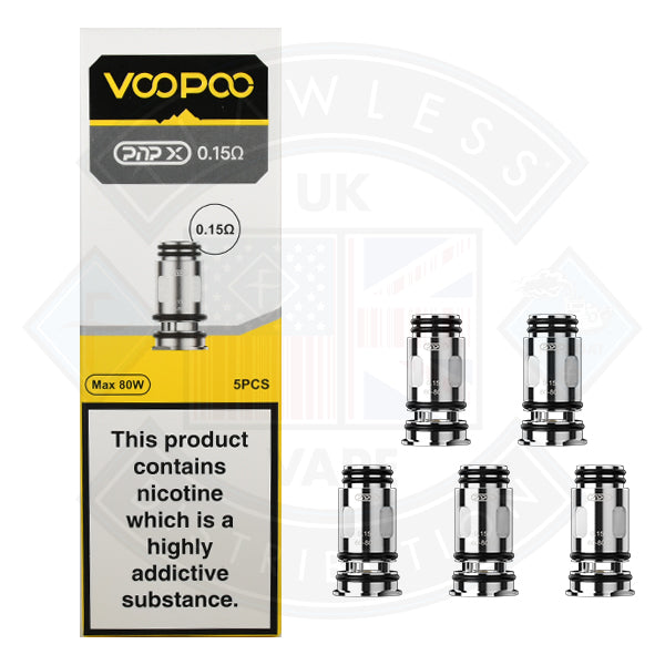 VOOPOO PNP X Replacement Coil 5pack Flawless UK Vape Distribution Ltd VOOPOO PNP X Replacement Coil 5pack Flawless UK Vape Distribution Ltd