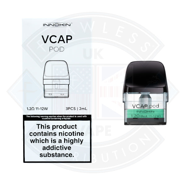 Innokin Vcap Pod Flawless UK Vape Distribution Ltd Innokin Vcap Pod Flawless UK Vape Distribution Ltd