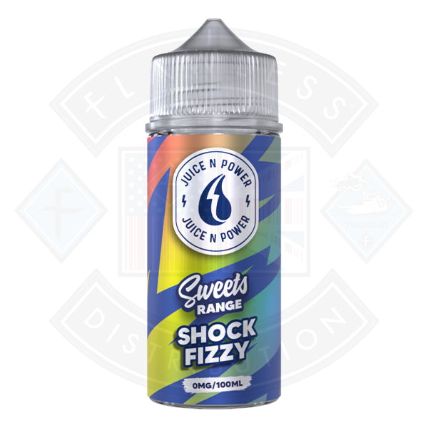 Juice 'n Power Sweets Range - Shock Fizzy 0mg 100ml Shortfill