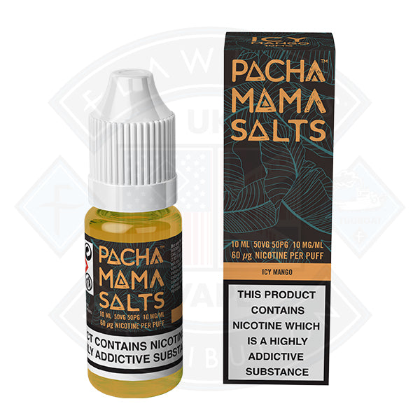 Pacha Mama Salts Icy Mango 10ml E Liquid