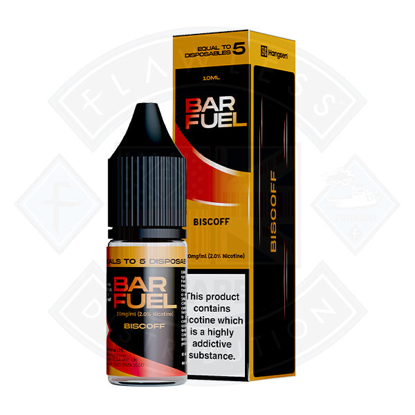 Bar Fuel by Hangsen BIscoff Nic Salt 10ml — Flawless UK Vape Distribution Ltd