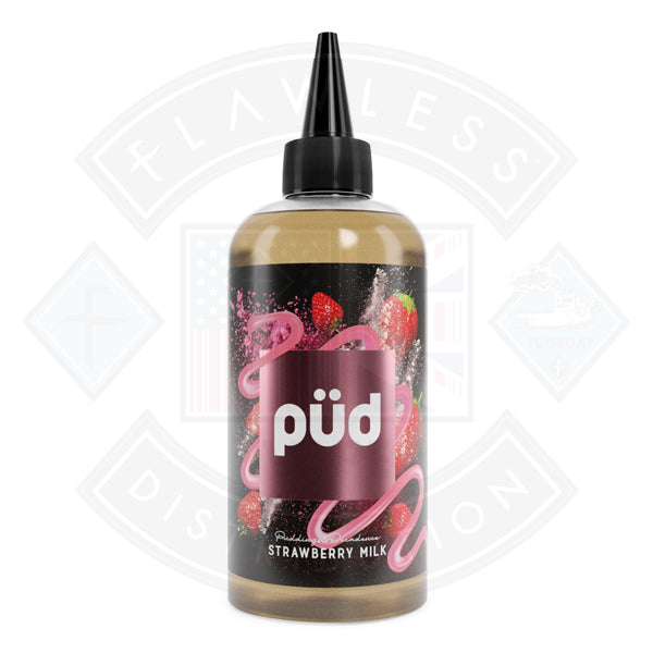 PUD Pudding & Decadence Strawberry Milk 0mg 200ml Shortfill E-Liquid