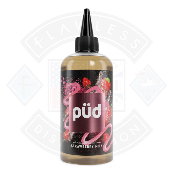 PUD Pudding & Decadence Strawberry Milk 0mg 200ml Shortfill E-Liquid —  Flawless UK Vape Distribution Ltd