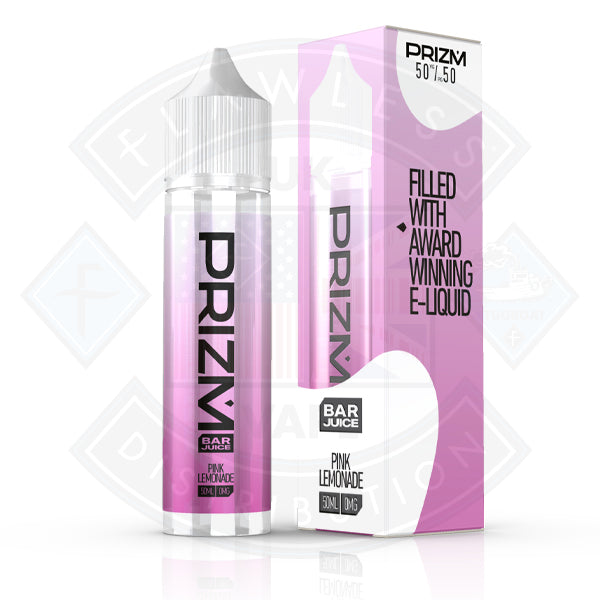 Prizm Bar Juice  50/50 - Pink Lemonade  0mg 50ml Shortfill