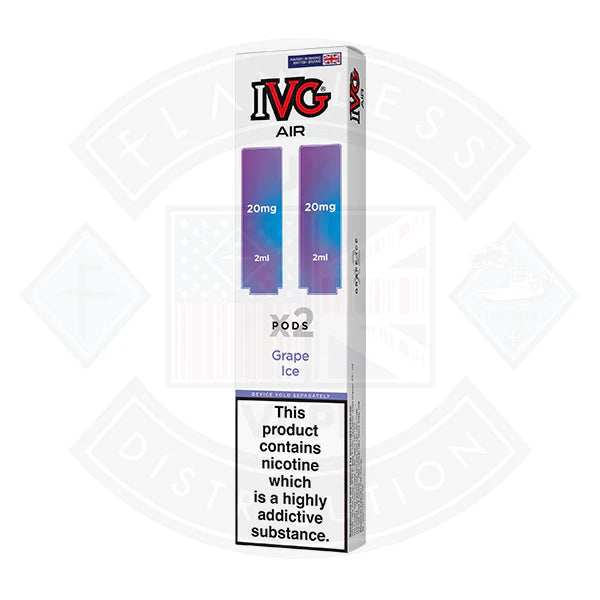 IVG Air Pods 2ml/2packs Flawless UK Vape Distribution Ltd IVG Air Pods 2ml/2packs Flawless UK Vape Distribution Ltd