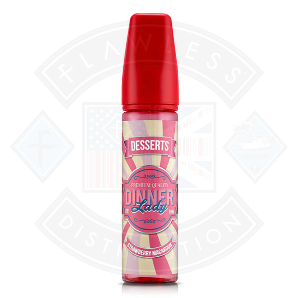 Dinner Lady Desserts - Strawberry Macaroon (SPECIAL EDITION) 0mg 50ml Shortfill