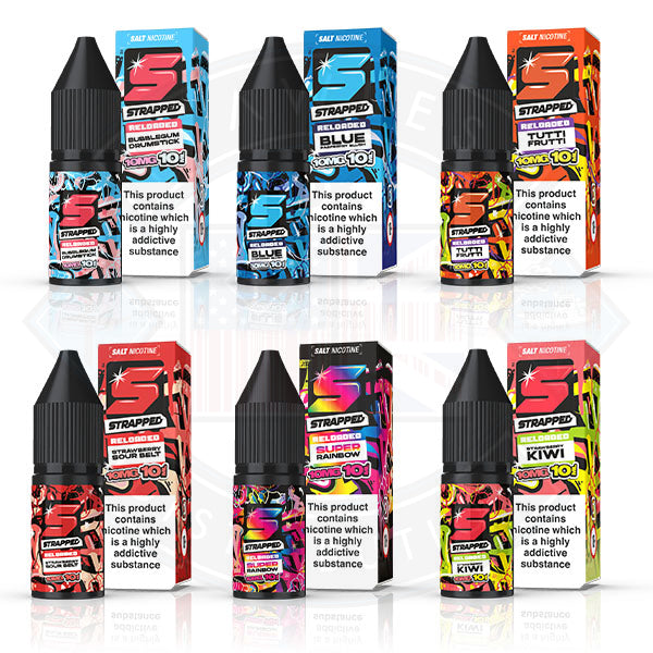 Strapped Reloaded Nic Salt 10ml (10mg)  Flawless UK Vape Distribution Ltd