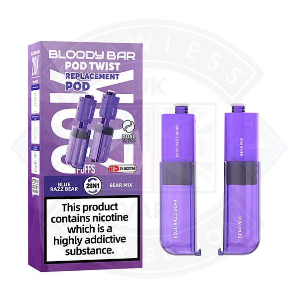 Bloody Bar Pod Twist 20K Prefilled Pods + Refill Containers