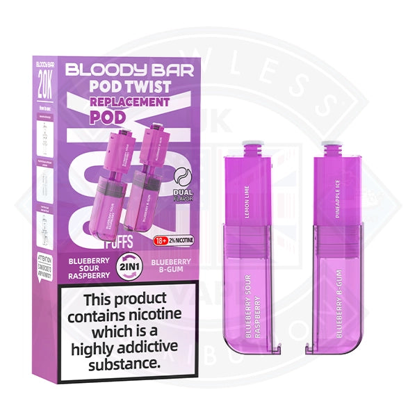 Bloody Bar Pod Twist 20K Prefilled Pods + Refill Containers