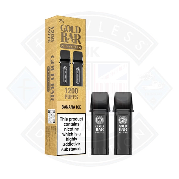 Gold Bar Reload Prefilled Pods 2packs
