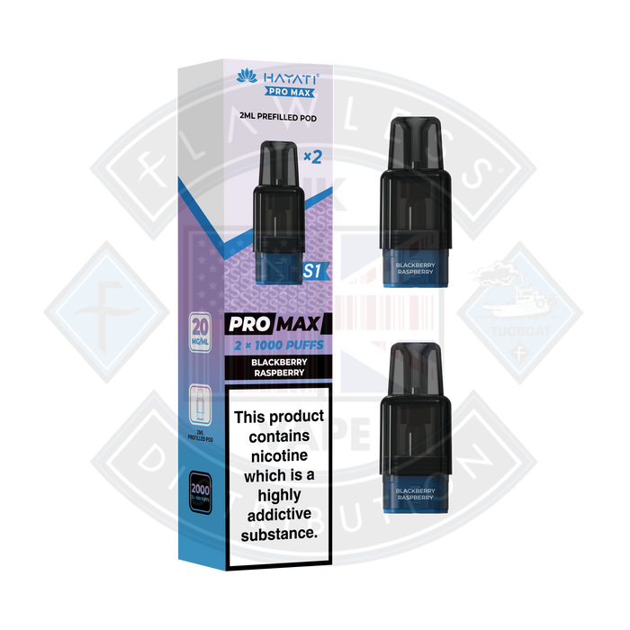 Hayati Pro Max S1 Prefilled Pod  Flawless UK Vape Distribution Ltd