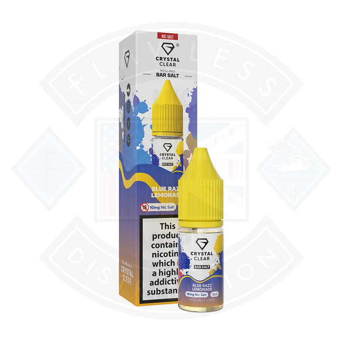 Crystal Clear Bar (10mg) Nic Salts 10ml