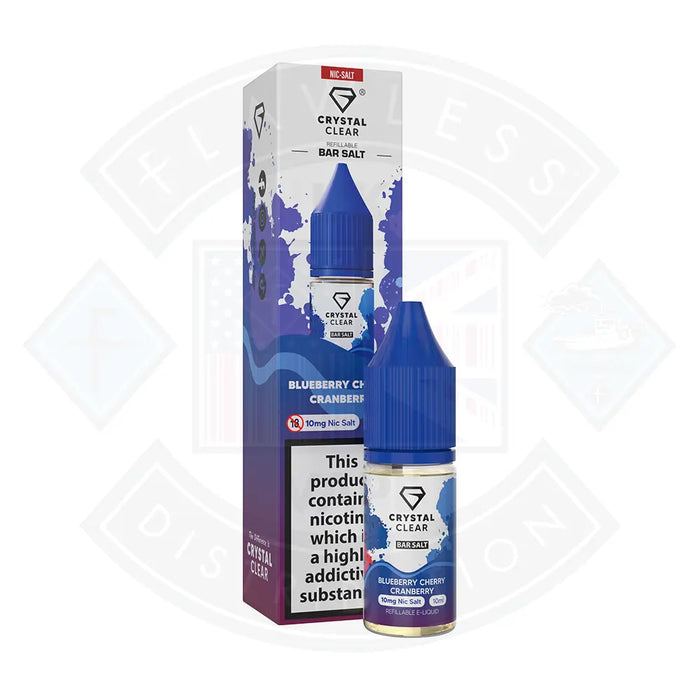 Crystal Clear Bar (10mg) Nic Salts 10ml