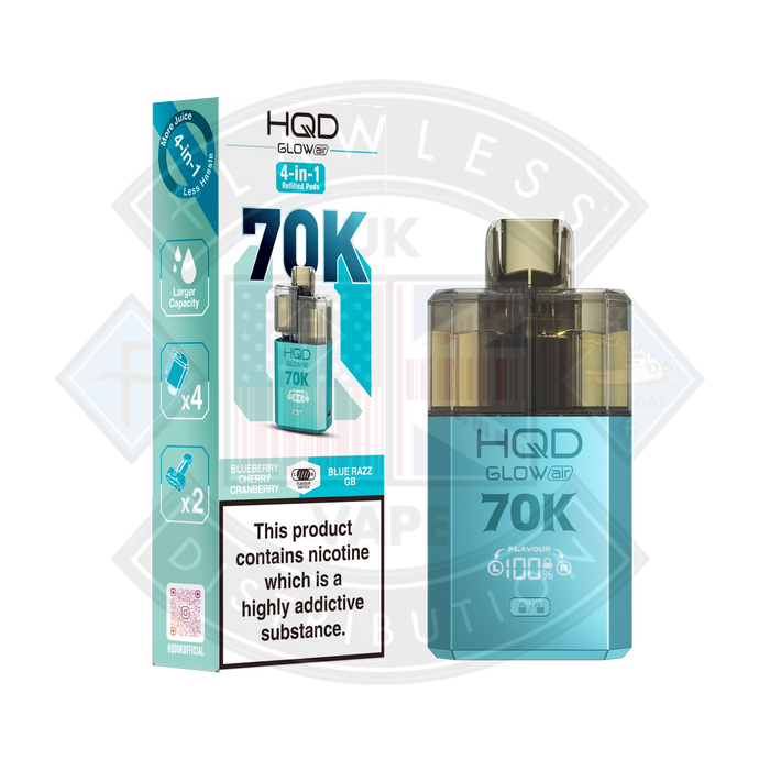 HQD Glow Air 70K Prefilled Pod Kit