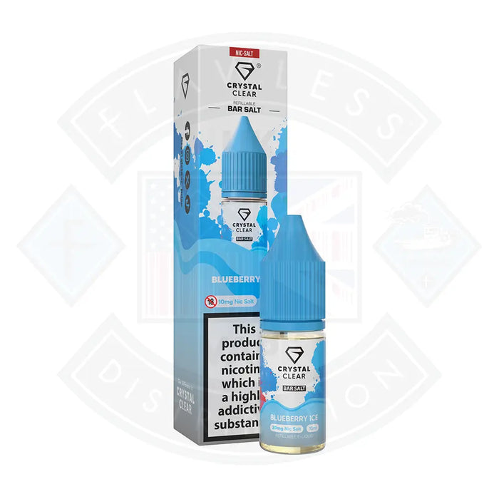 Crystal Clear Bar (10mg) Nic Salts 10ml