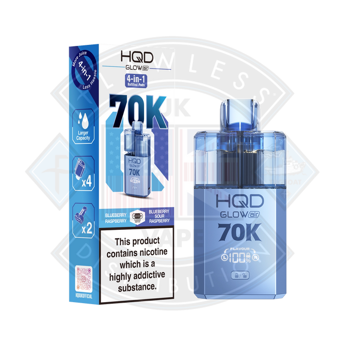 HQD Glow Air 70K Prefilled Pod Kit