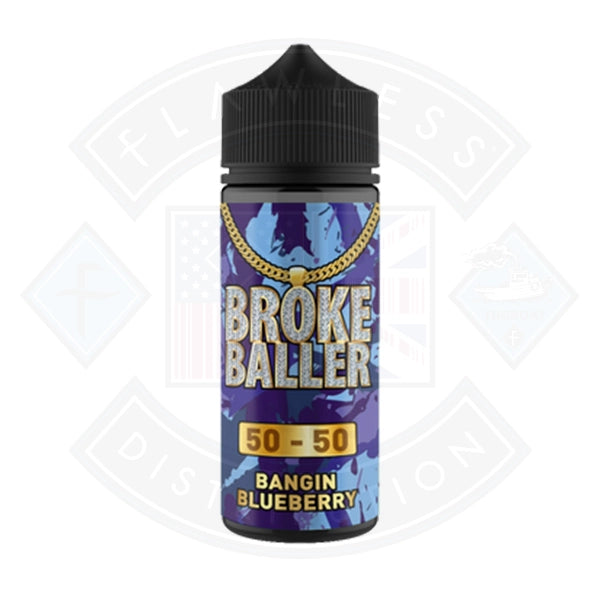 Broke Baller Bangin Blueberry 0mg 80ml Shortfill E-Liquid