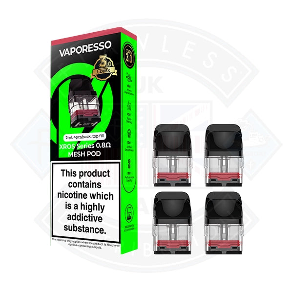 Vaporesso XROS series Corex 3.0 pods tech version 4pcs/pack