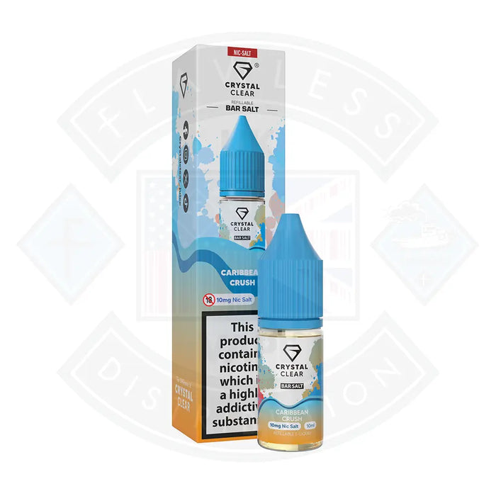 Crystal Clear Bar (10mg) Nic Salts 10ml
