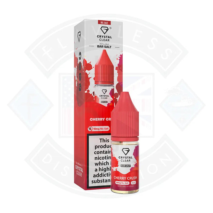 Crystal Clear Bar (10mg) Nic Salts 10ml