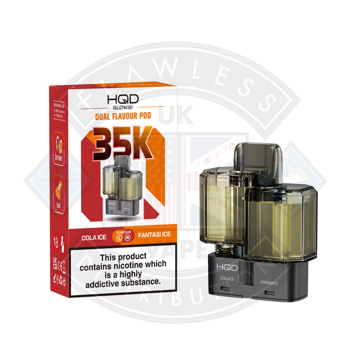 HQD Glow Air 35K Refill Pods