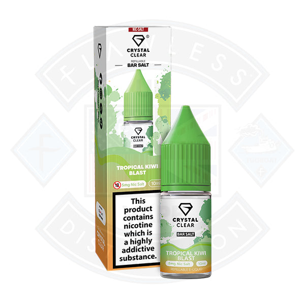 Crystal Clear Bar (5mg) Nic Salts 10ml