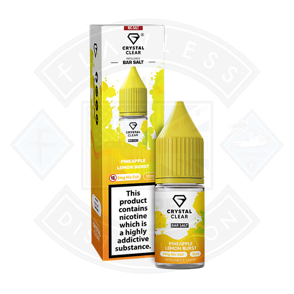 Crystal Clear Bar (5mg) Nic Salts 10ml