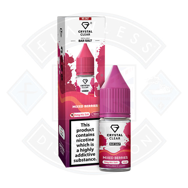 Crystal Clear Bar (5mg) Nic Salts 10ml