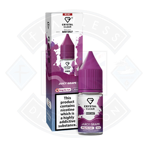 Crystal Clear Bar (5mg) Nic Salts 10ml