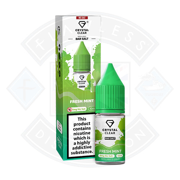 Crystal Clear Bar (5mg) Nic Salts 10ml