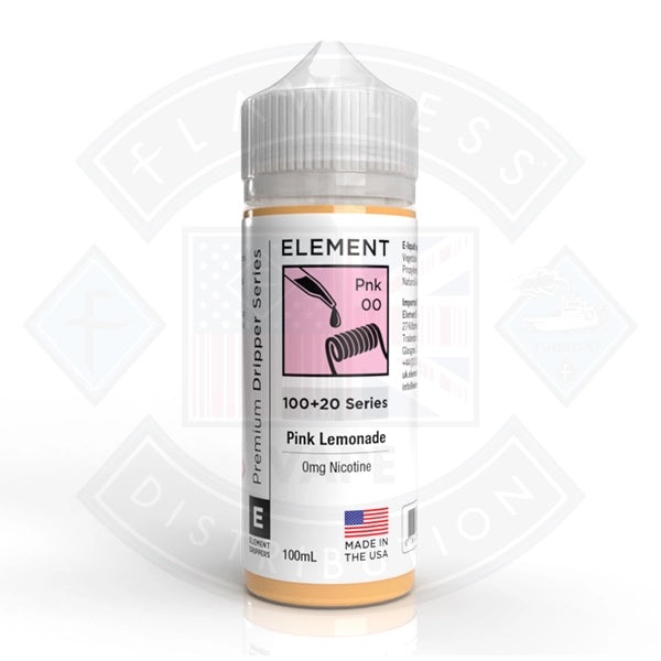 Element Eliquid Pink Lemonade 0mg 100ml Shortfill