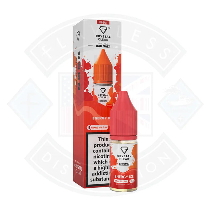 Crystal Clear Bar (10mg) Nic Salts 10ml
