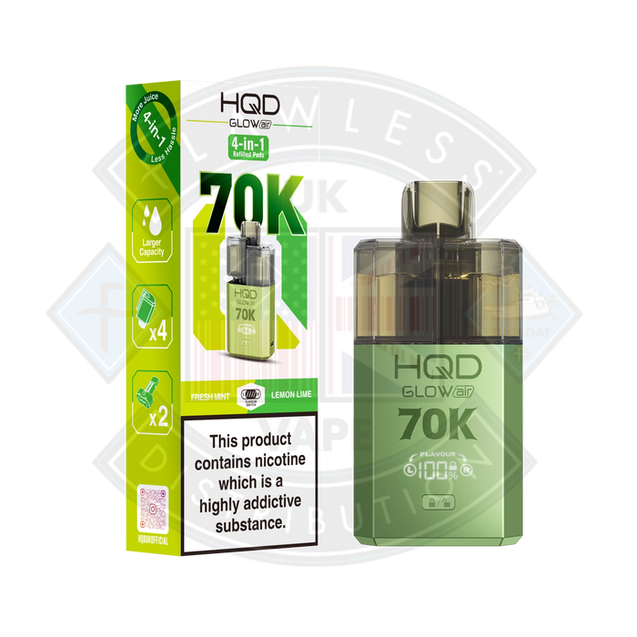 HQD Glow Air 70K Prefilled Pod Kit