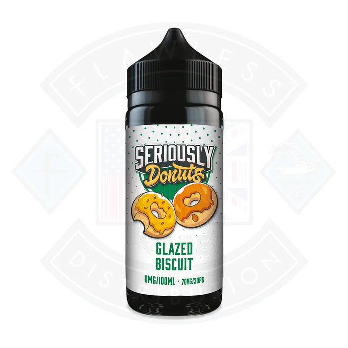 Doozy Vape Seriously Donuts Glazed Biscuit 0mg 100ml Shortfill