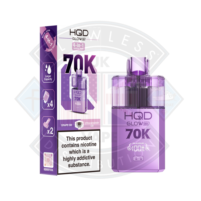 HQD Glow Air 70K Prefilled Pod Kit