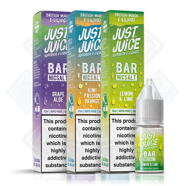 Just Juice Bar Nic Salt 10ml (5mg) Flawless UK Vape Distribution Ltd Just Juice Bar Nic Salt 10ml (5mg) Flawless UK Vape Distribution Ltd