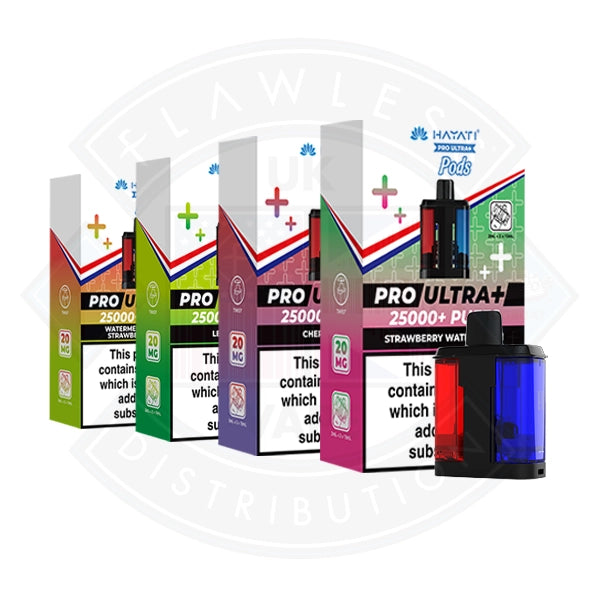 Hayati Pro Ultra + 25K Pods Flawless UK Vape Distribution Ltd Hayati Pro Ultra + 25K Pods Flawless UK Vape Distribution Ltd