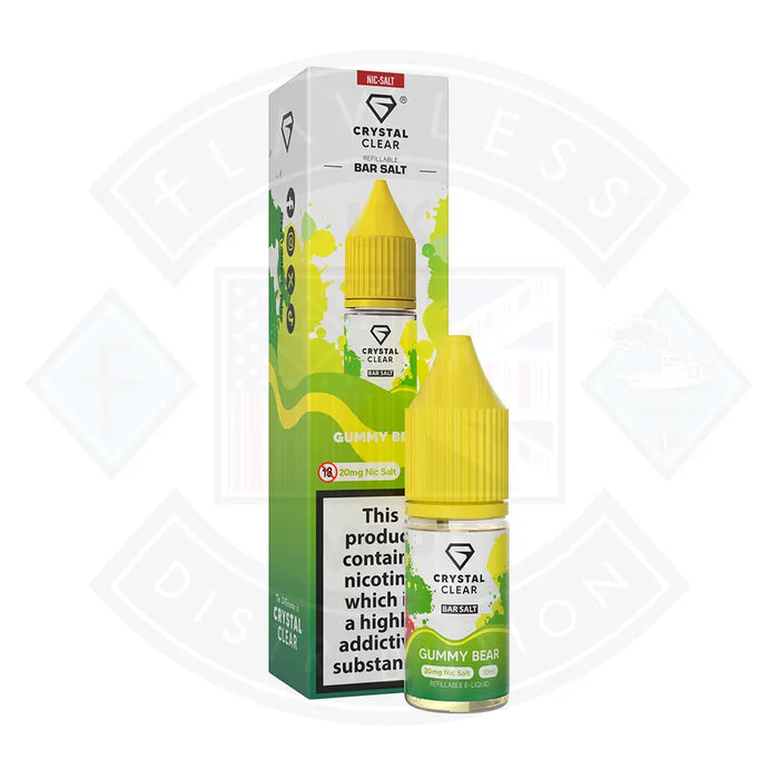 Crystal Clear Bar (20mg) Nic Salts 10ml