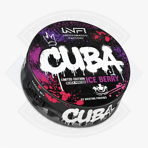 CUBA Black Ice Line Nicotine Pouch