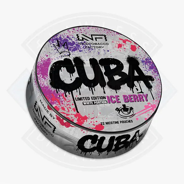 CUBA White Ice Line Nicotine Pouch